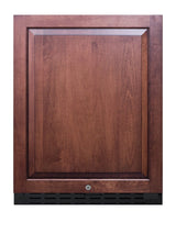 Accucold Built-in undercounter ADA compliant all-refrigerator with panel-ready door, black cabinet, door storage, digital control (Model AL55IFLHD)