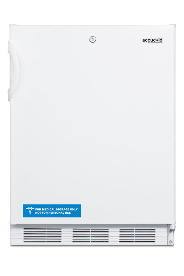 Accucold 24" Wide Built-In Refrigerator-Freezer, ADA Compliant (Model AL650LWBI)