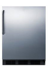 Accucold 24" Wide All-Refrigerator, ADA Compliant (Model AL752BKSSTB)