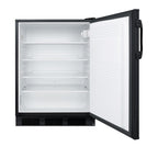 Accucold 24" Wide All-Refrigerator, ADA Compliant (Model AL752BK)