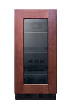 15" wide ADA compliant built-in undercounter beverage center with panel-ready door (Model ALBV15PNRLHD)