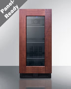 15" wide ADA compliant built-in undercounter beverage center with panel-ready door (Model ALBV15PNRLHD)