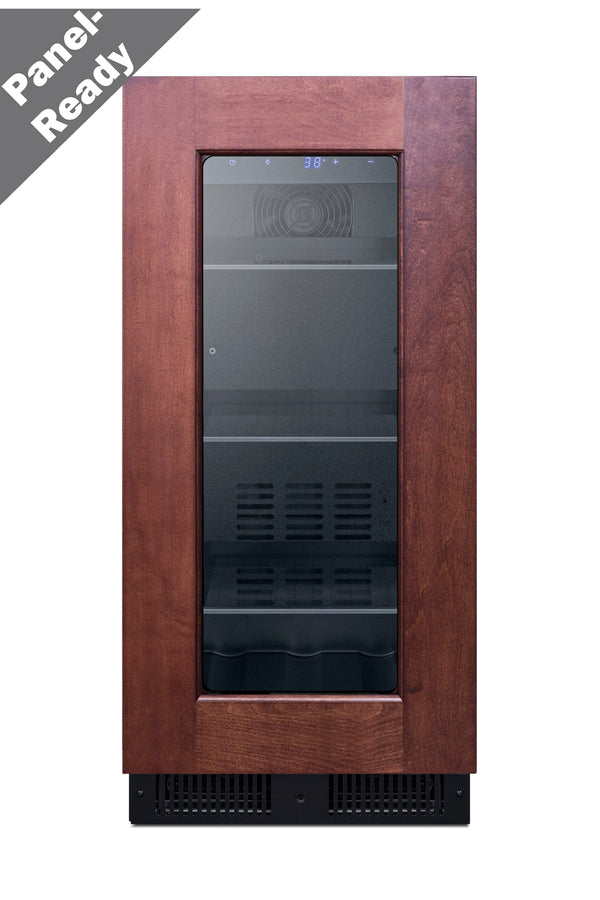 Accucold 15" wide ADA compliant built-in undercounter beverage center with panel-ready door (Model ALBV15PNR)