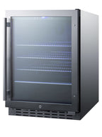 Accucold 24" wide ADA compliant residential/commercial beverage center (Model ALBV2466CSS)