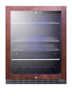 Accucold 24" wide ADA compliant residential/commercial beverage center with panel-ready door trim (Model ALBV2466PNR)