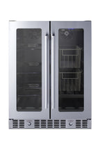 French door undercounter ADA compliant pantry for fruits, vegetables and perishables (Model ALFD24WBVCSSPANTRY)