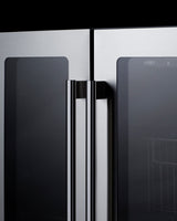 French door undercounter ADA compliant pantry for fruits, vegetables and perishables (Model ALFD24WBVCSSPANTRY)