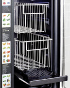 French door undercounter ADA compliant pantry for fruits, vegetables and perishables (Model ALFD24WBVCSSPANTRY)