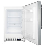 Accucold Built-in undercounter ADA compliant residential all-freezer with a stainless steel – ALFZ36CSSHV - Open