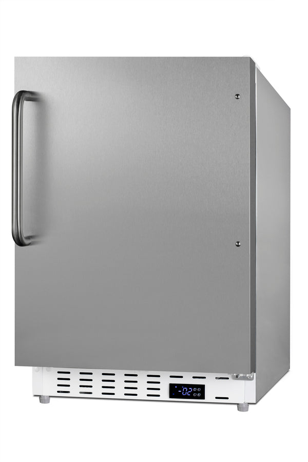 Accucold Built-in undercounter ADA compliant residential all-freezer with a stainless steel – ALFZ36CSS