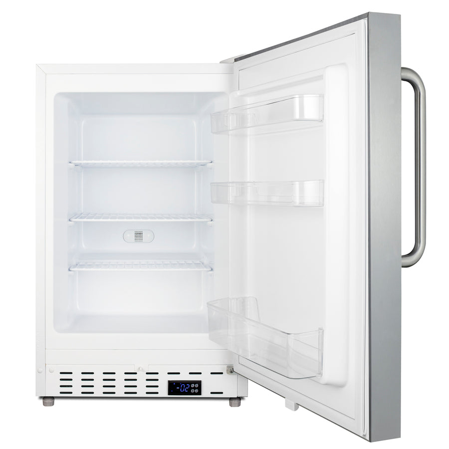 Accucold Built-in undercounter ADA compliant residential all-freezer with a stainless steel – ALFZ36CSS
