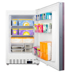 Accucold Built-in undercounter ADA compliant residential all-freezer in white with panel – ALFZ36IF - Full