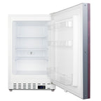 Accucold Built-in undercounter ADA compliant residential all-freezer in white with panel – ALFZ36IF - Open