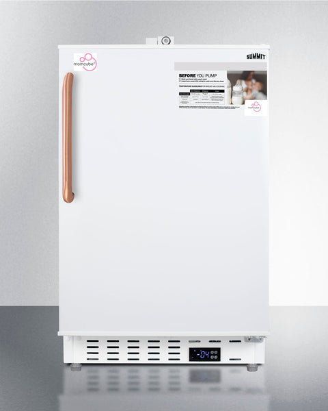 Accucold Built-in MOMCUBE® residential all-freezer in white with antimicrobial, Left Hinge – ALFZ36LMCTBCLHD