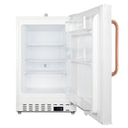 Accucold Built-in MOMCUBE® residential all-freezer in white with antimicrobial, Left Hinge – ALFZ36LMCTBCLHD - Open