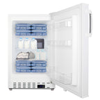 Accucold Built-in undercounter MOMCUBE® residential all-freezer in white with door, Left Hinge – ALFZ36MCLHD - Full