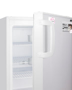 Accucold Built-in undercounter MOMCUBE® residential all-freezer in white with door, Left Hinge – ALFZ36MCLHD - Detail