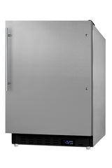 ADA compliant built-in or freestanding 20" wide manual defrost all-freezer for residential use (Model ALFZ37BCSSHVLHD)