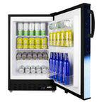 Undercounter beer froster in black with ColdCavern decal (Model ALFZ37BFROSTLHD)