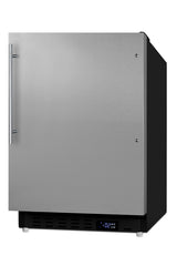 Accucold ADA compliant built-in or freestanding 20" wide manual defrost all-freezer for residential use (Model ALFZ37BSSHVLHD)