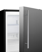 Accucold ADA compliant built-in or freestanding 20" wide manual defrost all-freezer for residential use (Model ALFZ37BSSHVLHD)