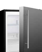 Accucold ADA compliant built-in or freestanding 20" wide manual defrost all-freezer for residential use (Model ALFZ37BSSHVLHD)