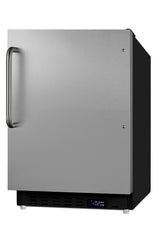 ADA compliant built-in or freestanding 20" wide manual defrost all-freezer for residential use (Model ALFZ37BSSTB)