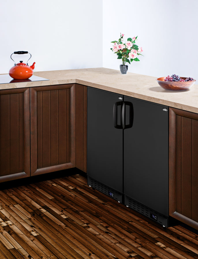 ADA compliant built-in or freestanding 20" wide manual defrost all-freezer for residential use (Model ALFZ37B)