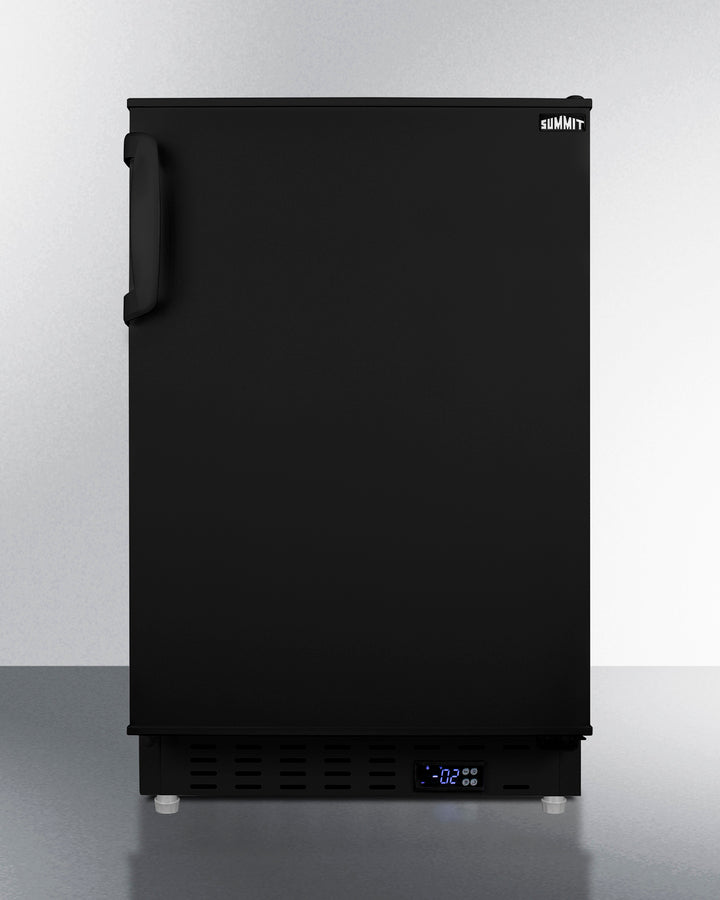 ADA compliant built-in or freestanding 20" wide manual defrost all-freezer for residential use (Model ALFZ37B)