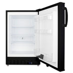 ADA compliant built-in or freestanding 20" wide manual defrost all-freezer for residential use (Model ALFZ37BLHD)