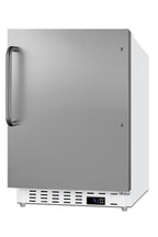 Accucold ADA compliant built-in or freestanding 20" wide all-refrigerator for residential use (Model ALR46WSSTBLHD)