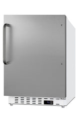 Accucold ADA compliant built-in or freestanding 20" wide all-refrigerator for residential use (Model ALR46WSSTBLHD)