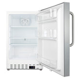 Accucold ADA compliant built-in or freestanding 20" wide all-refrigerator for residential use (Model ALR46WSSTBLHD)