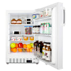 ADA compliant built-in or freestanding 20" wide all-refrigerator for residential use (Model ALR46W)
