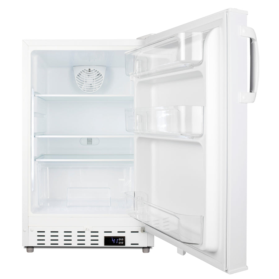 ADA compliant built-in or freestanding 20" wide all-refrigerator for residential use (Model ALR46W)