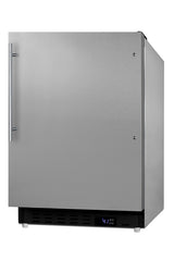 Accucold ADA compliant built-in or freestanding 20" wide all-refrigerator for residential use (Model ALR47BCSSHV)