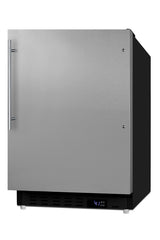 Accucold ADA compliant built-in or freestanding 20" wide all-refrigerator for residential use (Model ALR47BSSHV)