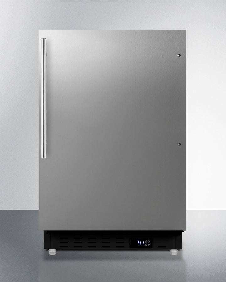ADA compliant built-in or freestanding 20" wide all-refrigerator for residential use (Model ALR47BSSHVLHD)