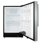 ADA compliant built-in or freestanding 20" wide all-refrigerator for residential use (Model ALR47BSSHVLHD)