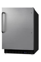 Accucold ADA compliant built-in or freestanding 20" wide all-refrigerator for residential use (Model ALR47BSSTBLHD)