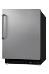 Accucold ADA compliant built-in or freestanding 20" wide all-refrigerator for residential use (Model ALR47BSSTBLHD)
