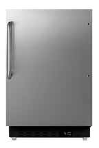 Accucold ADA compliant built-in or freestanding 20" wide all-refrigerator for residential use (Model ALR47BSSTBLHD)