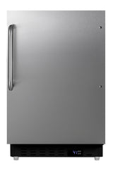 Accucold ADA compliant built-in or freestanding 20" wide all-refrigerator for residential use (Model ALR47BSSTBLHD)