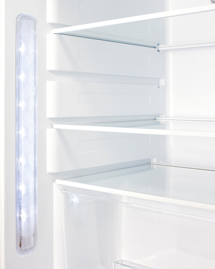 Accucold ADA compliant built-in or freestanding 20" wide all-refrigerator for residential use (Model ALR47BSSTBLHD)