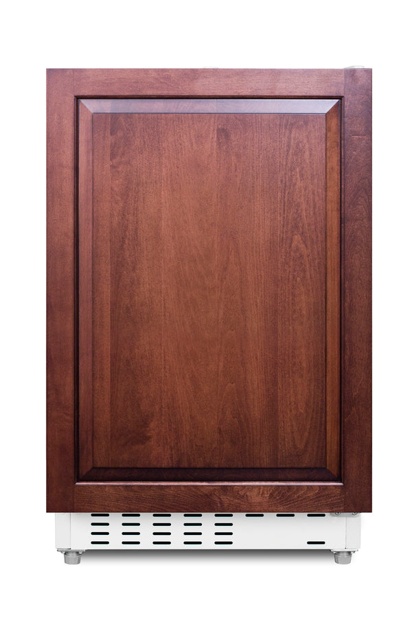 Accucold ADA compliant built-in or freestanding 20" wide refrigerator-freezer for residential use with lock (Model ALRF48IF)