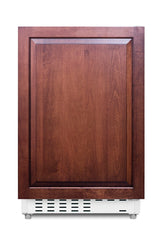 Accucold ADA compliant built-in or freestanding 20" wide refrigerator-freezer for residential use with lock (Model ALRF48IF)