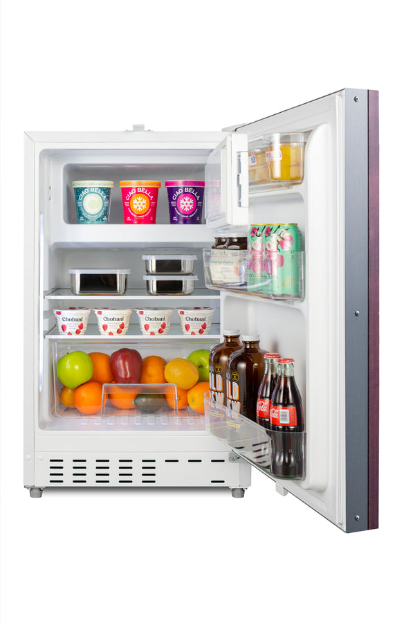 ADA compliant built-in or freestanding 20" wide refrigerator-freezer for residential use with lock (Model ALRF48IF) Secondary image