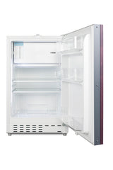 Accucold ADA compliant built-in or freestanding 20" wide refrigerator-freezer for residential use with lock (Model ALRF48IF)