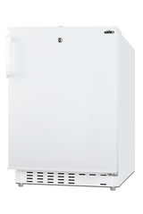 ADA compliant built-in or freestanding 20" wide refrigerator-freezer for residential use with lock (Model ALRF48)