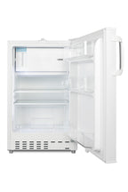 ADA compliant built-in or freestanding 20" wide refrigerator-freezer for residential use with lock (Model ALRF48)
